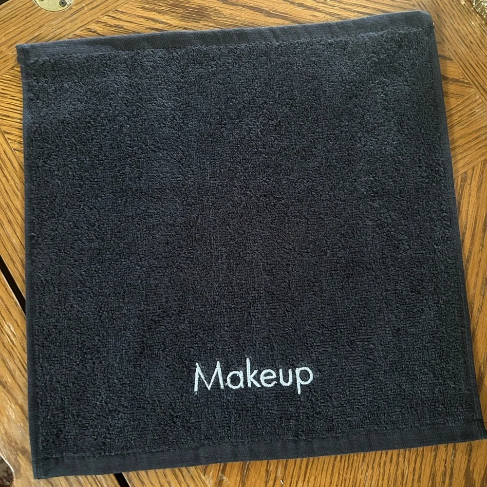 Black Makeup Washcloth